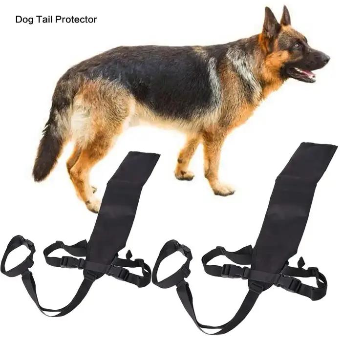 Protecteur de queue de chien réglable, empêche les plaies de lécher, couverture de queue de chien respirante, lavable, facile à porter, sac d'extrémité de queue d'animal de compagnie