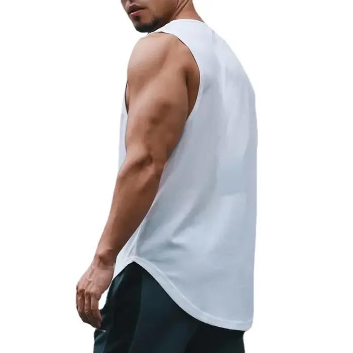 Vêtements de sport à séchage rapide pour hommes, gilet imprimé pour exercices et fitness en salle, 6