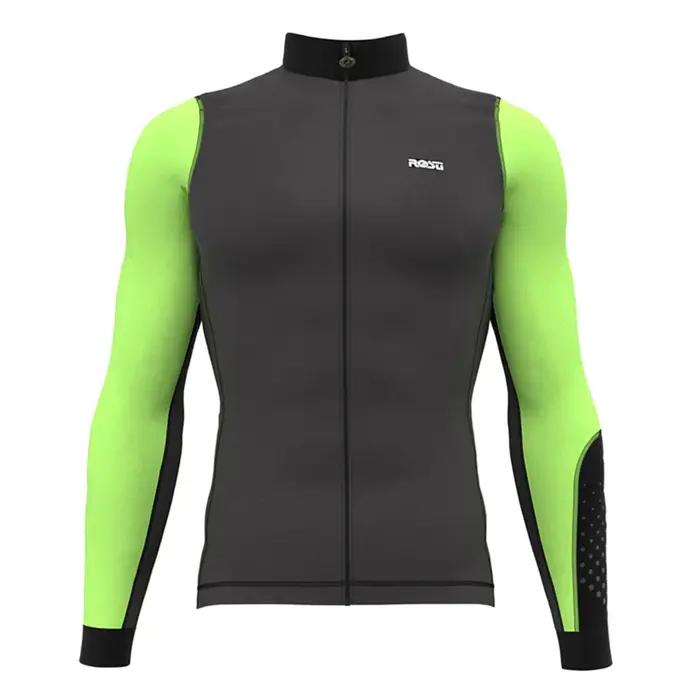 Rosti hiver cyclisme à manches longues thermique polaire vestes chaudes Traje Ciclismo Hombre Motocross vélo maillots