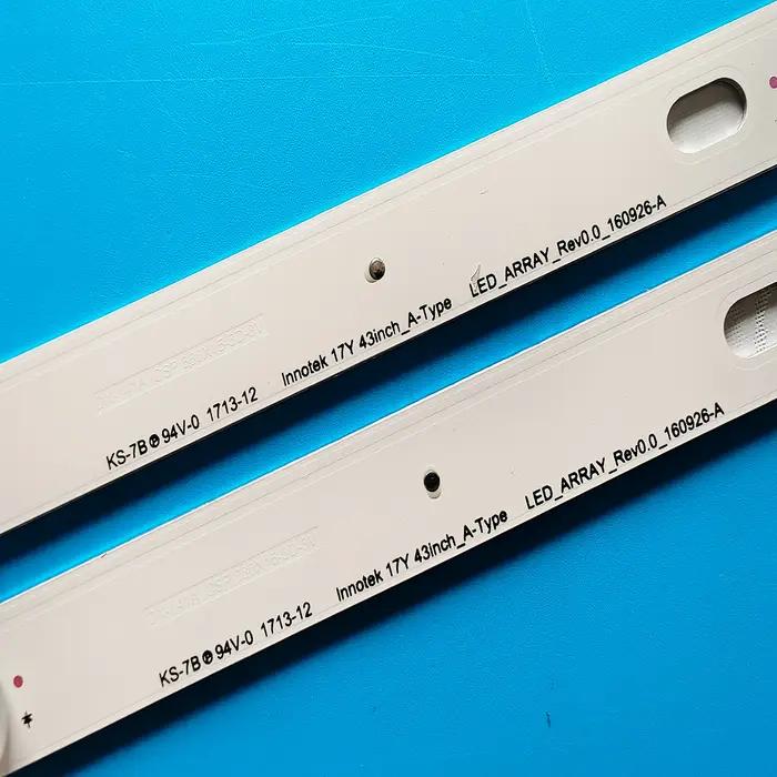 Bande de rétroéclairage LED 3 pièces pour LC 43490059 Un LC 43490058 Un 43UJ635V 43UK6300PLB 43UJ651