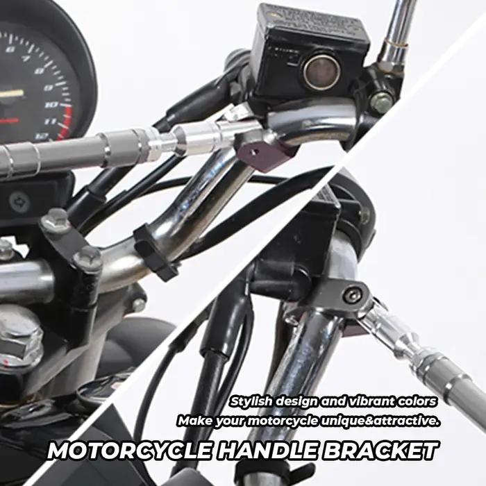 Poignée de guidon de moto, barre transversale réglable, support d'équilibre, régulateur de renfort d