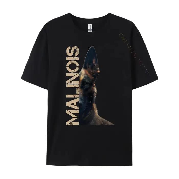 Malinois berger belge chien maître dame chemises hommes Camisetas homme hauts t-shirts Style Punk