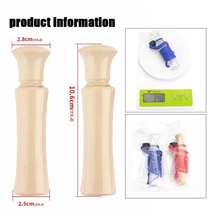 Sifflet appel canard plastique cordon - Imitation faisan mallard oies sauvages pour chasseur