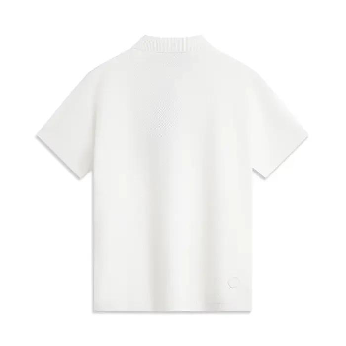 Li-ning hommes Wade pull à manches courtes 68.7% Polyester 31.3% coton coupe régulière doublure conf