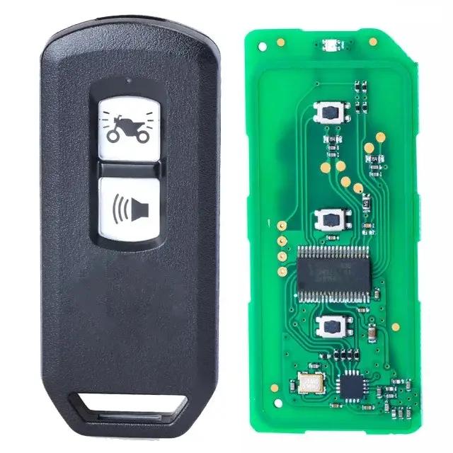 Clé Télécommande Sans Clé Keyecu 434MHz ID47 Pour Honda Forza 125 2015-2019 Avec Alarme Boutons 2/3 Couleurs Blanc Gris Rouge Noir Occasions Spéciales