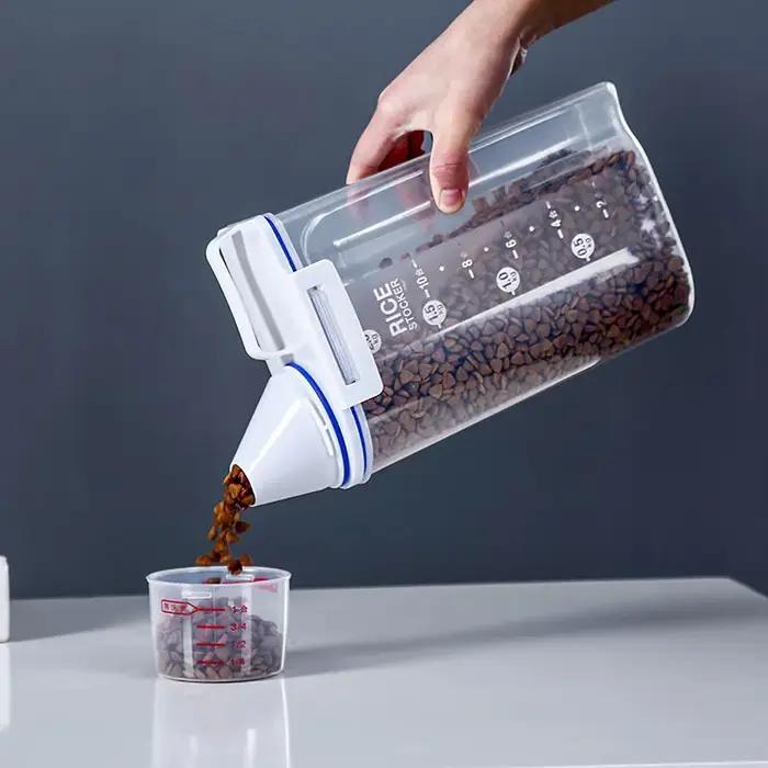 Seau de nourriture pour chien et chat de 2kg