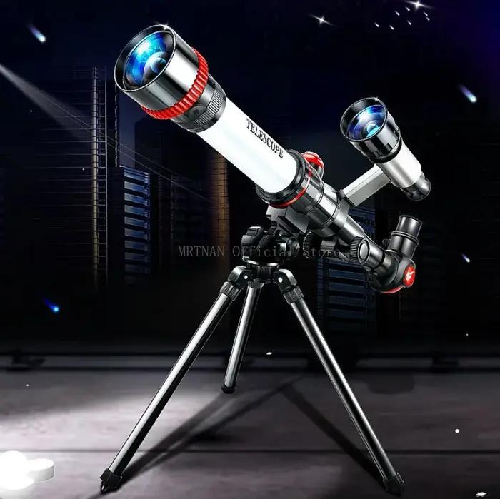 Télescope Astronomique Professionnel Monoculaire Portable HD Observation Lune Planètes Cadeau Enfants Initiation