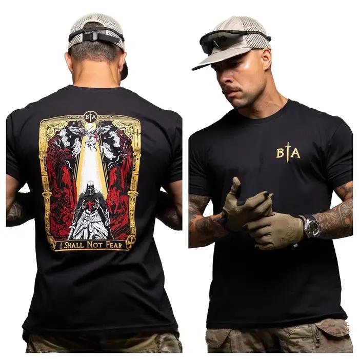 T-shirt décontracté d'été style artistique militaire tactique Brothers in Arms AMMO