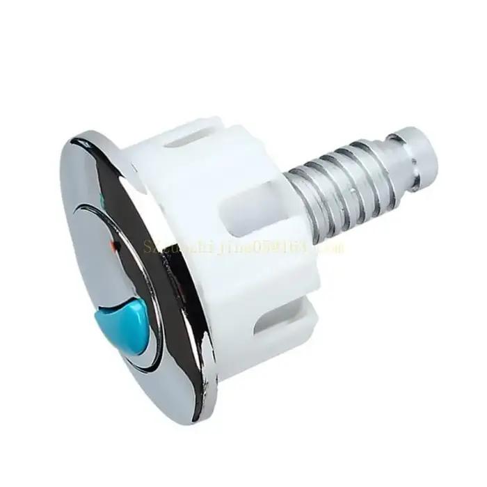 Bouton de chasse d'eau de forme ovale