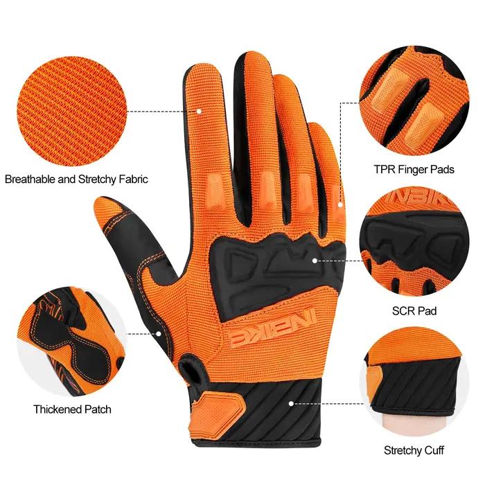 INBIKE – gants de cyclisme pour hommes, antichocs, antidérapants, pour écran tactile, pour vtt, cous