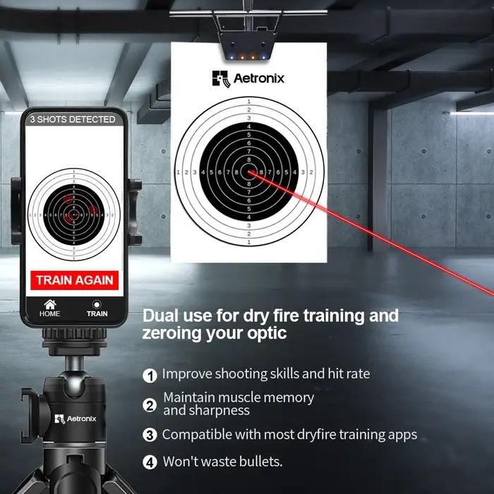 Cartouche d'entraînement Laser à point rouge 12GA