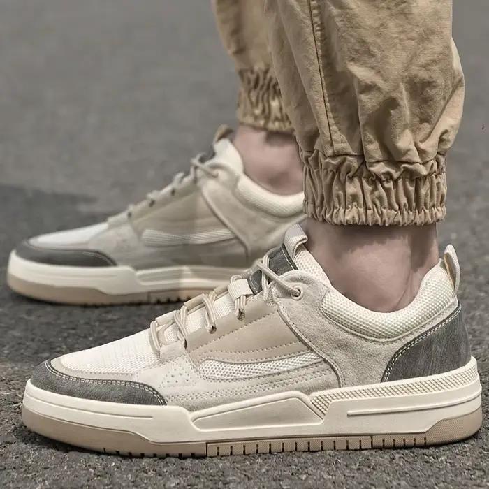 Baskets Légères Respirantes et Confortables à Semelles Souples pour Homme, Chaussures de Marche et d