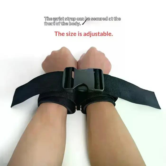 1 ensemble de sangles de retenue pour les mains et les pieds, sangles de retenue anti-rayures pour personnes âgées alitées et paralysées
