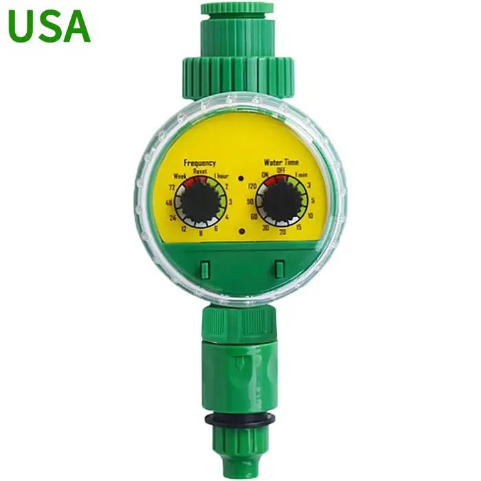Tuyau d'arrosage automatique électronique de jardin en plastique vert extérieur