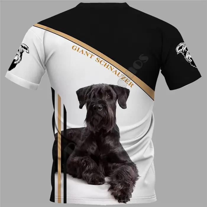 AngiSchnauzer-T-shirt manches courtes pour homme et femme