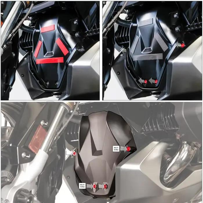 Protecteur avant de moto, déflecteur de moteur, pour BMW R1200GS R1250GS LC ADV R1200RT R1250RS R125