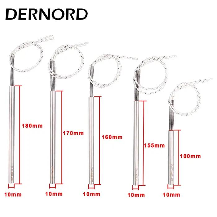 DERNORD 220v 300w bougie d'allumage granulés 10*100mm/155mm/160mm/170mm/180m cartouche de poêle allu