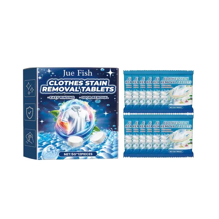Tablette d'élimination des taches de tissu solution de blanchiment puissante pour vêtements livres jaunes occassions spéciales parfum lavande non parfumé