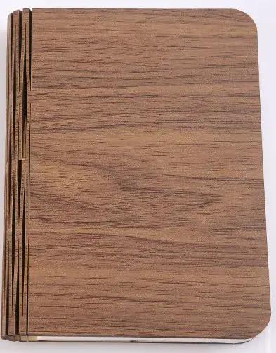 LED lampe de livre en bois enfants