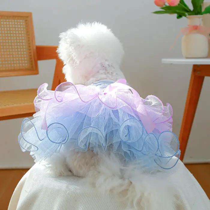 Xingdai rêve gaze jupe vêtements pour animaux de compagnie chiens