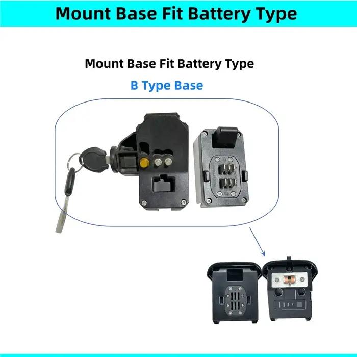 Reention – support de batterie pour vélo électrique, Base de montage, Rhino 21700 18650, Dengfu E55,