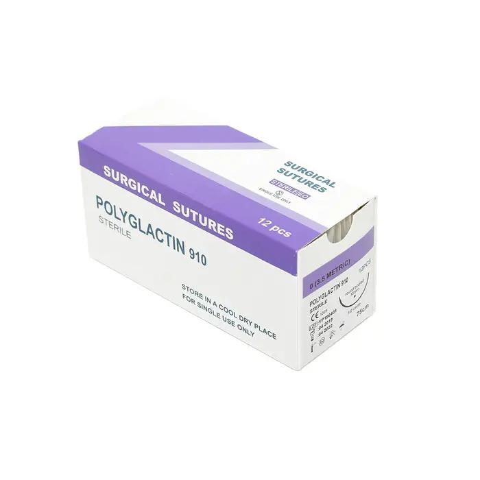 Fil de suture absorbable pour chien PGA 910 75CM