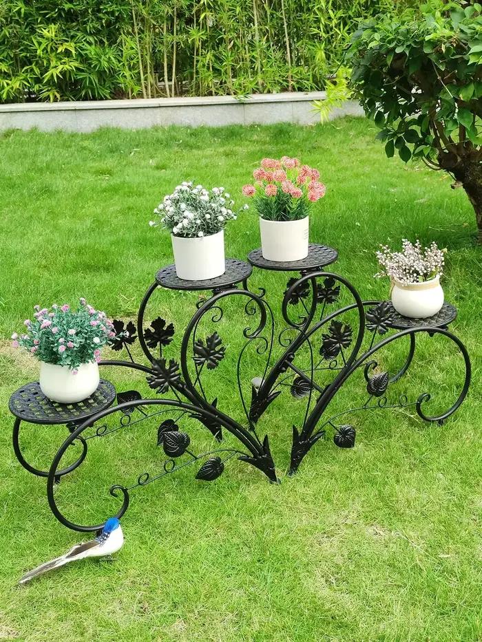 Support de plantes en métal antirouille