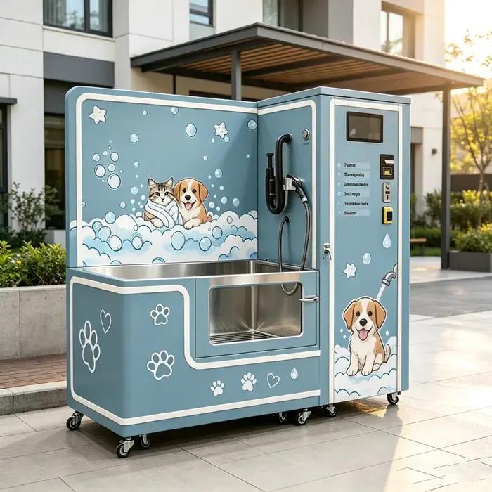 Machine de toilettage automatique pour animaux de compagnie