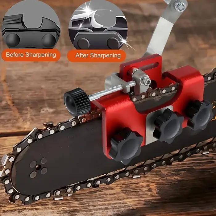 Kit d'affûtage rapide pour tronçonneuse outil de meulage spécial pour tronçonneuses en métal pour travail du bois occasions extérieures et bricolage
