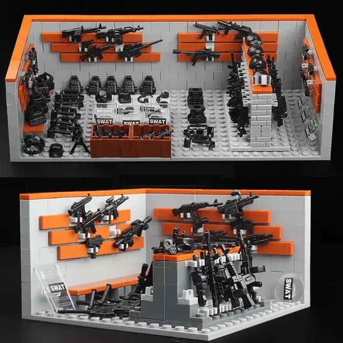 Pistolets de soldats de Police