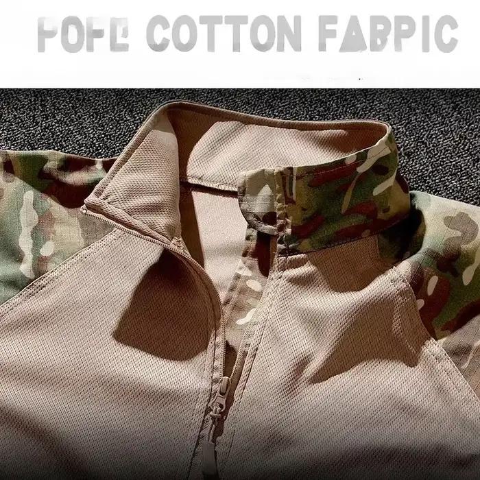 Combinaison tactique homme airsoft paintball chasse - Uniforme forces spéciales avec pantalon cargo