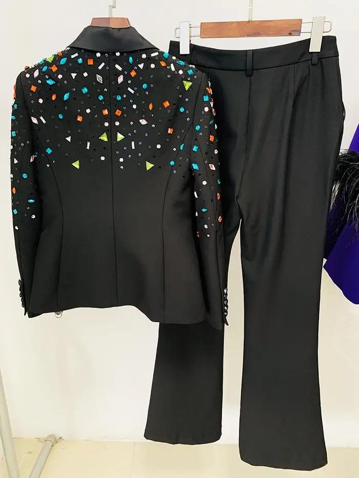 Ensemble de costume de mode de haute couture 2026, nouvelle collection, pour femmes, coupe ajustée,