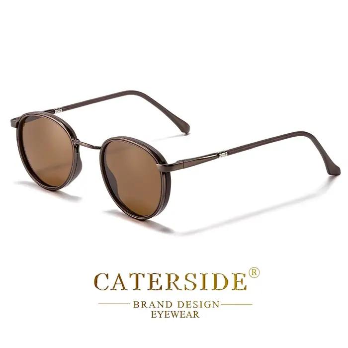 Lunettes de soleil vintage Caterside lunettes de mode punk pour homme et femme protection UV400 occasion décontractée et festive