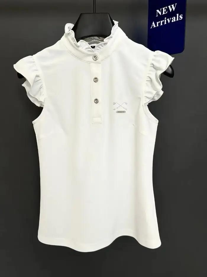 Vêtements de golf printemps-été 2026 : Nouvelle chemise de golf sans manches pour femme, décontracté