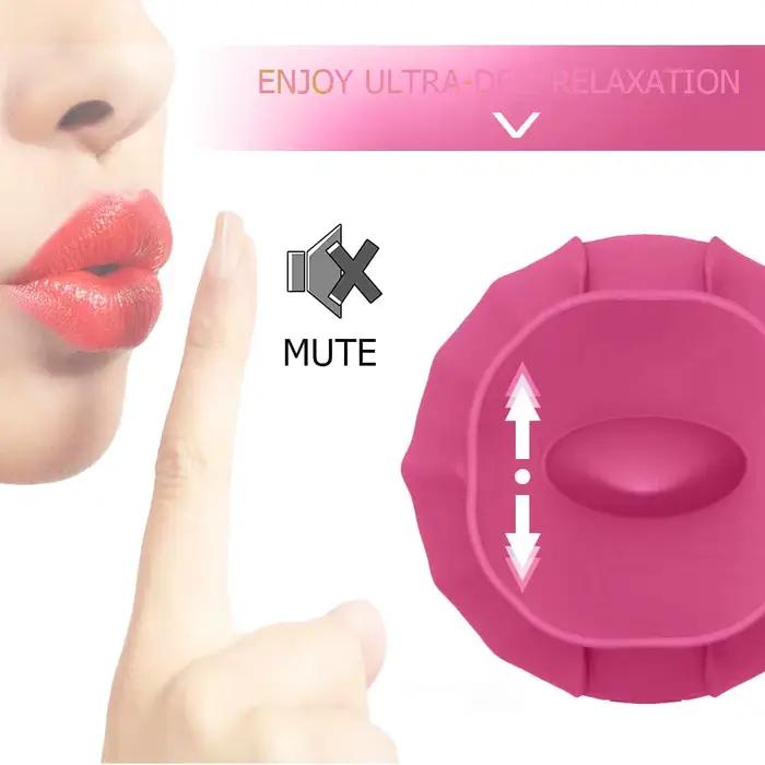 Vibromasseur de point G pour femme, jouet rouge rose, langue léchant, stimulateur de clitoris, Chev,