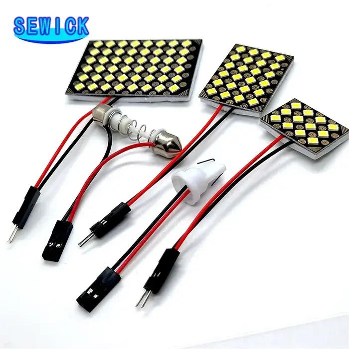 Ampoules CANBUS C5W 2400 lumens pour feux de dégagement blanc beige bleu noir pour voitures camions occasions spéciales