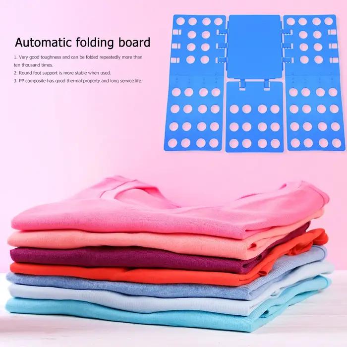 Planche de pliage rapide pour tshirts adultes pliable et réglable en plastique pour buanderie rangement efficace et organisation des vêtements
