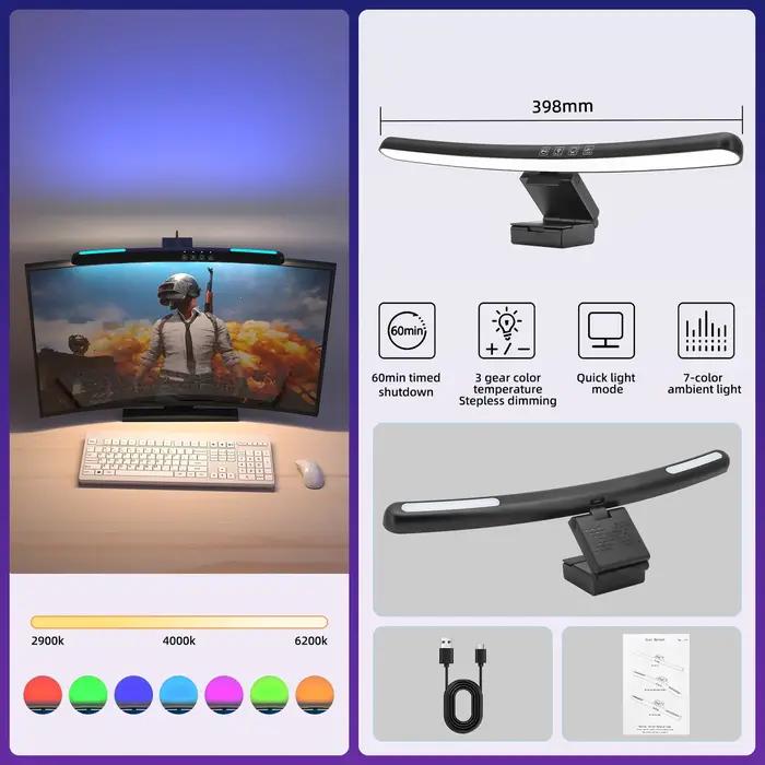 USB gradation continue écran suspendus lumières