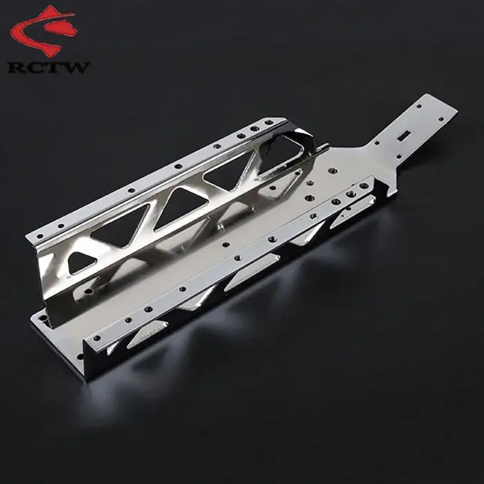 Plaque de protection avant et arrière ou châssis principal en métal pour pièces de voiture RC 1/5 HPI ROFUN BAHA King Motor ROVAN Baja 5b Ss 5t 5sc