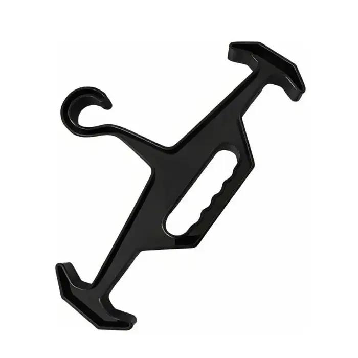 Cintre de rangement tactique robuste avec poches et crochets pour chasseurs, plongeurs et paintballeurs, pour un rangement efficace et élégant