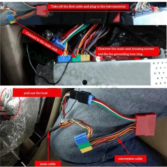 Voiture Bluetooth 5.0 AUX Mains Libres 8 Broches Adaptateur A2DP Musique Audio Câble Pour Audi A3 8L