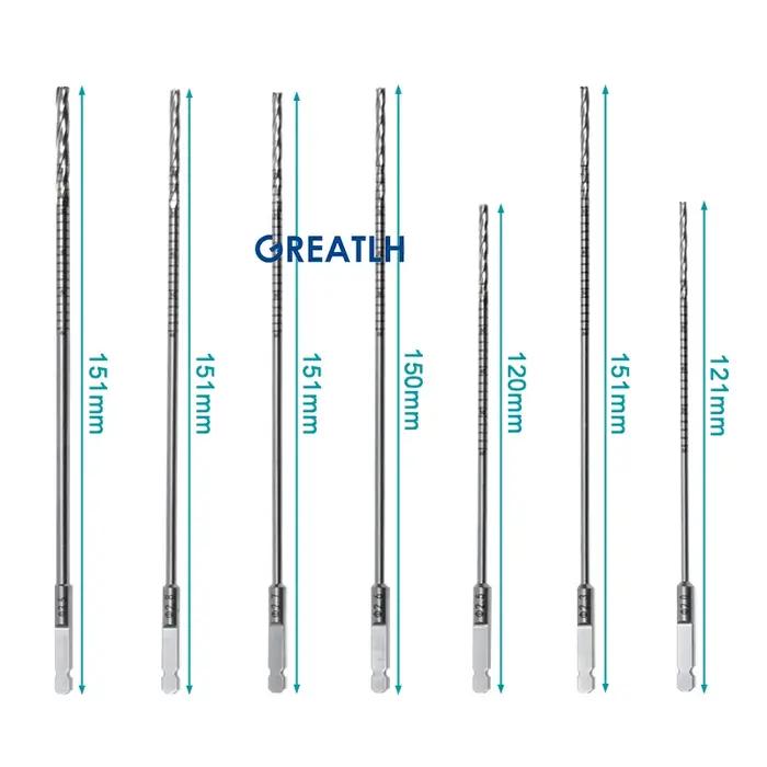 Forets de chirurgie orthopédique AO à ajustement rapide, instruments chirurgicaux pour animaux de co