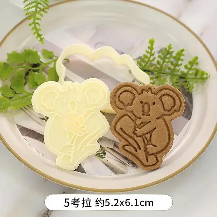 Moule à biscuits jetables en plastique PLA pour animaux de compagnie styles cartoon et fondant outils de pâtisserie pour collations faites maison et cadeaux créatifs