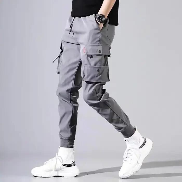 Pantalon cargo mode 2025 homme - Jogger sport décontracté pour salle