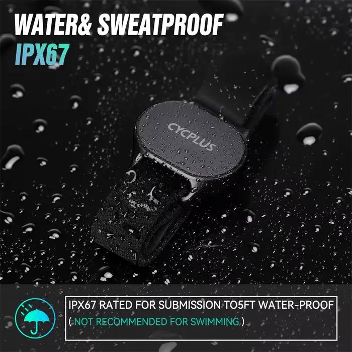 CYCPLUS capteur de fréquence cardiaque brassard ceinture de poignet Bluetooth ANT + moniteur de Fitn