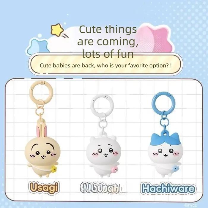 Chiikawa mignon créatif dessin animé pendentif Usagi Hachiware 3d pendentif cadeau porte-clés penden