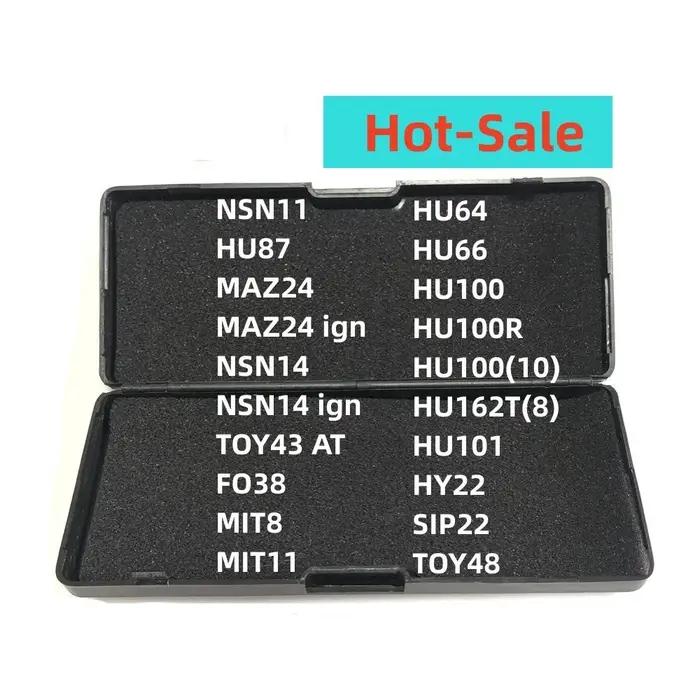 Lishi 2 en 1 NSN11 HU87 MAZ24 NSN14 TOY43AT FO38 MIT8 HU64 HU66 HU100 HU100(10) HU101 HU100R VAG2015