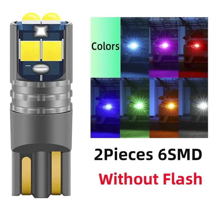 Ampoules LED Canbus pour Ford Explorer 2011 2012 2013 2014 2015 Feux de Stationnement Clignotants Blanc Bleu Bleu Profond Bleu Cristal Hautes Performances Installation Facile Occasions Spéciales