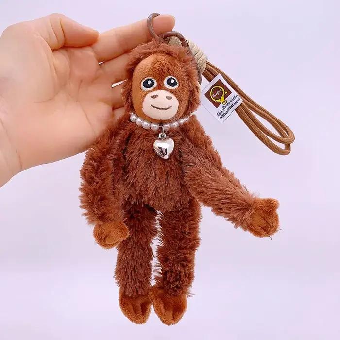 20 cm mignon petit singe pendentif en peluche poupée Animal suspendus peluches