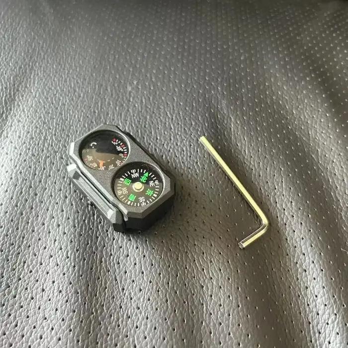 Boussole tactique mini 20mm avec thermomètre pour rail SLR416 - Outil de précision chasse outdoor
